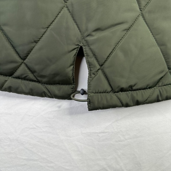 Ellen Tracy Women's Cinch Waist Quilted Jacket Olive Green Size Small‎ - Picture 10 of 11